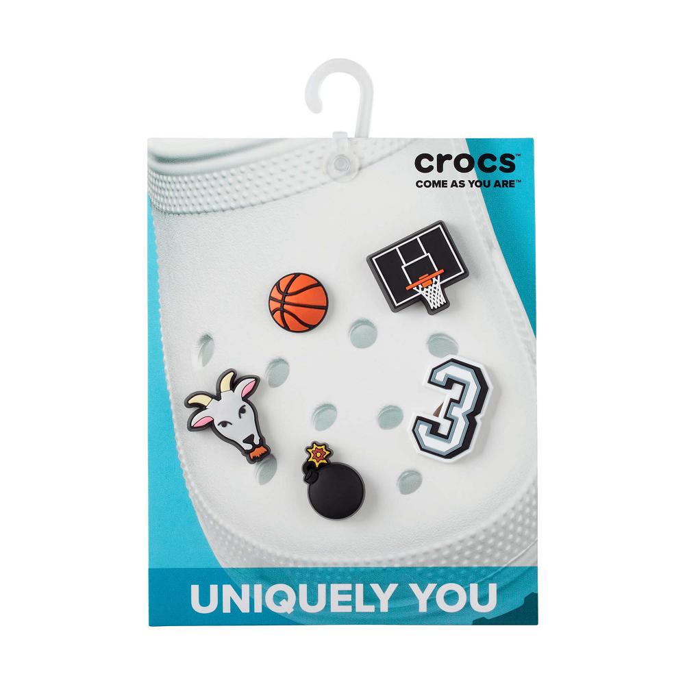 Clips Jibbitz Crocs Basketball Star 5 Pack Homme Multicolore | France 0926HAPK